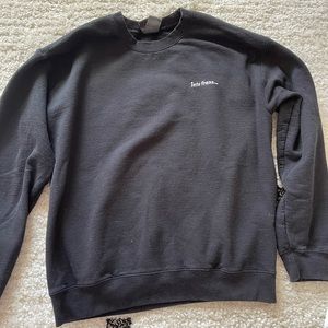 Urban Outfitters Iets Frans Black Crewneck